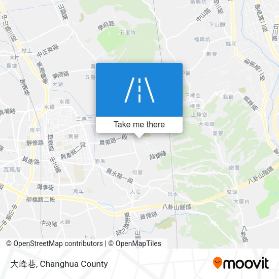 大峰巷 map