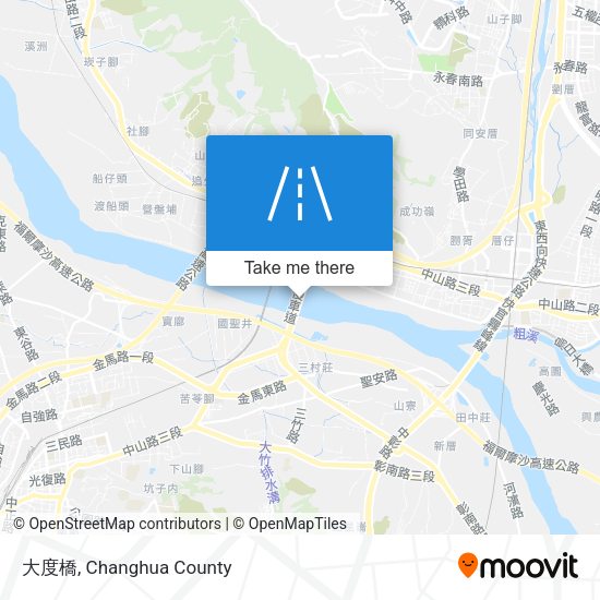 大度橋地圖