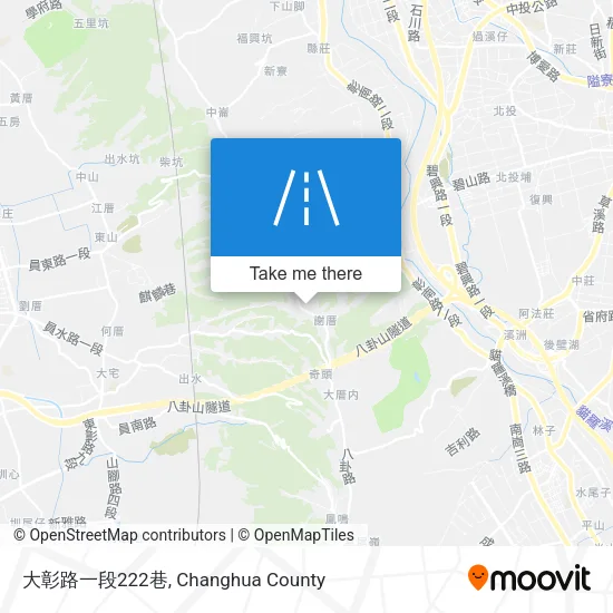 大彰路一段222巷地圖