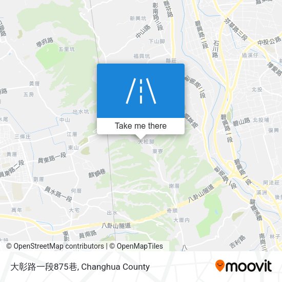 大彰路一段875巷地圖