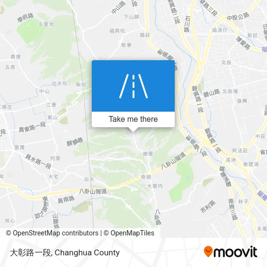 大彰路一段地圖