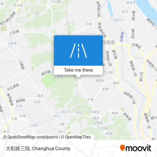 大彰路三段 map