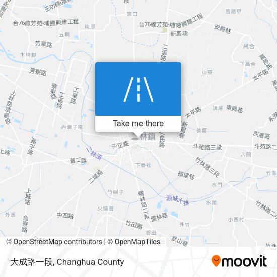 大成路一段 map