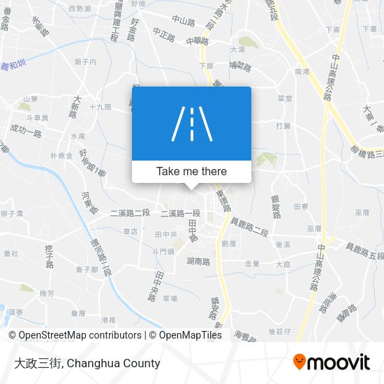 大政三街地圖
