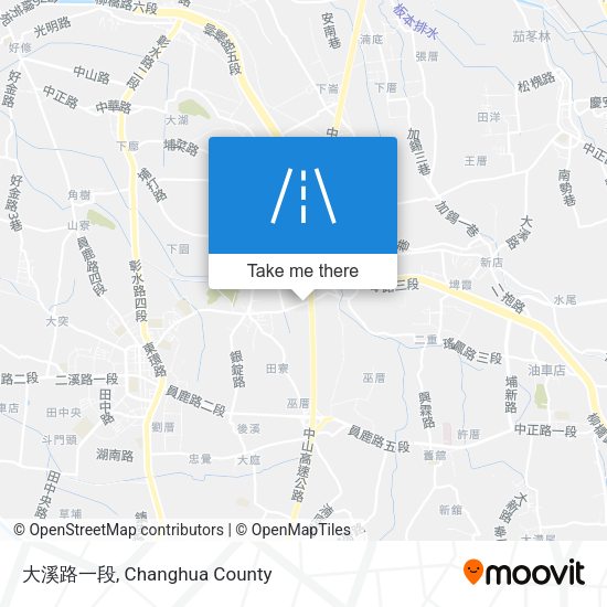 大溪路一段 map