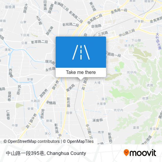 中山路一段395巷地圖