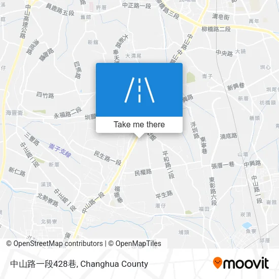 中山路一段428巷地圖