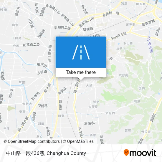 中山路一段436巷地圖