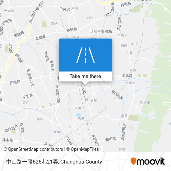 中山路一段626巷21弄地圖