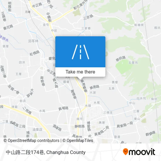 中山路二段174巷地圖