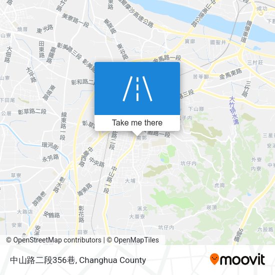 中山路二段356巷地圖
