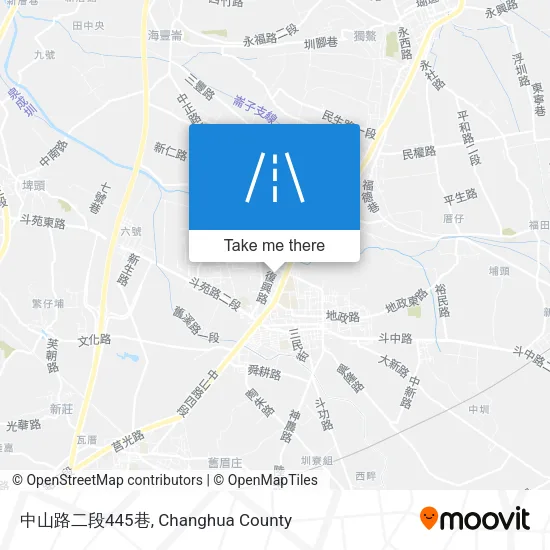 中山路二段445巷 map
