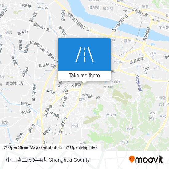 中山路二段644巷地圖