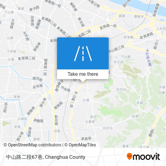 中山路二段67巷地圖