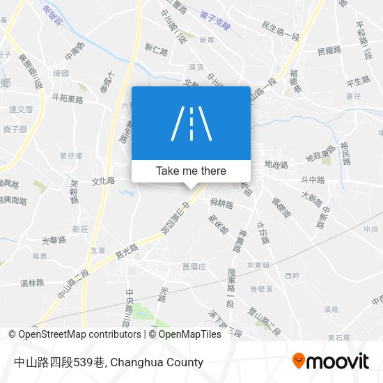 中山路四段539巷地圖