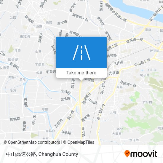 中山高速公路 map