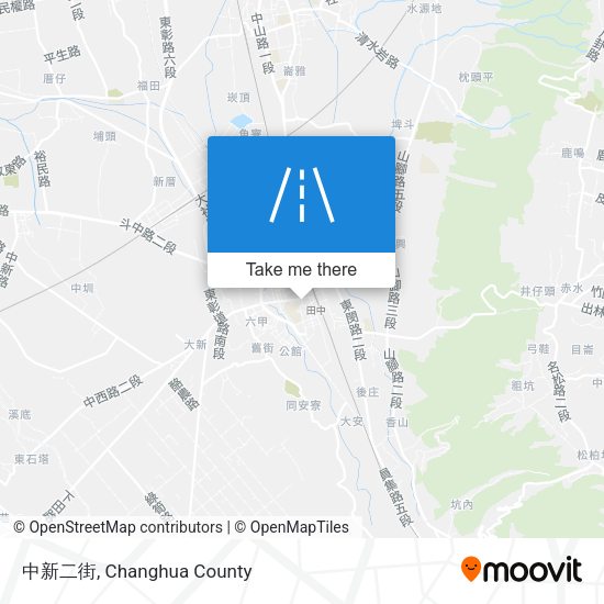 中新二街地圖