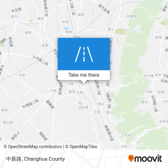 中新路地圖