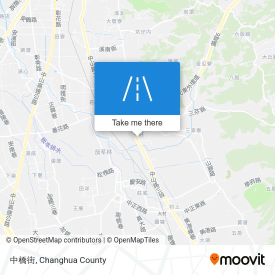 中橋街地圖
