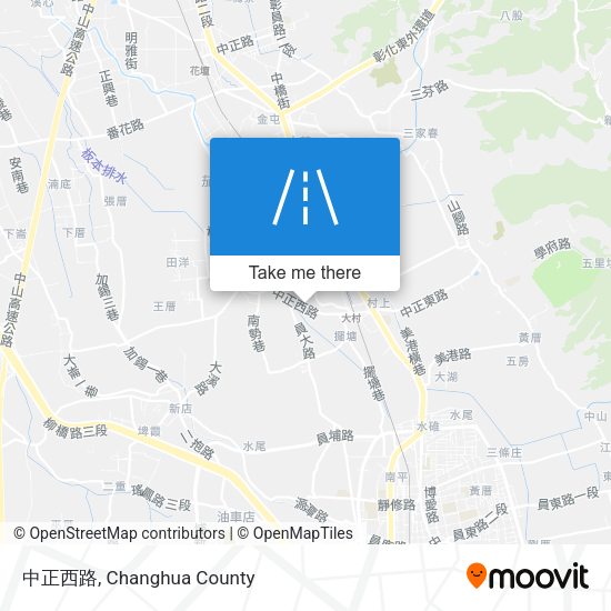 中正西路 map