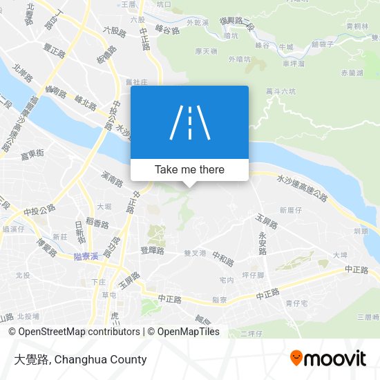大覺路地圖