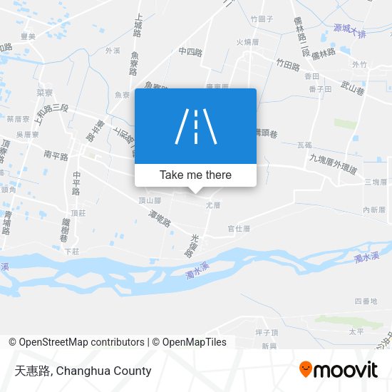 天惠路 map