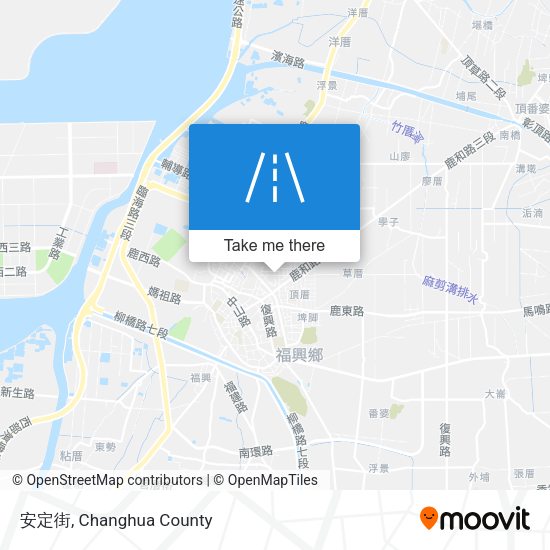 安定街 map