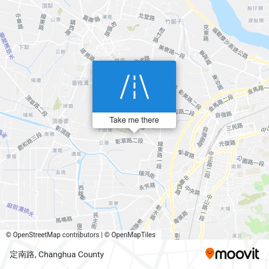定南路地圖