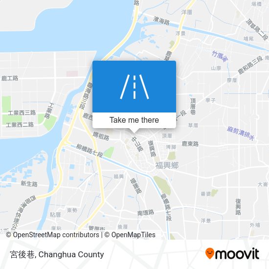 宮後巷地圖