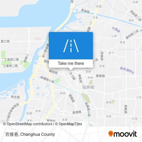 宮後巷 map