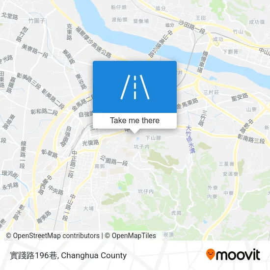 實踐路196巷 map
