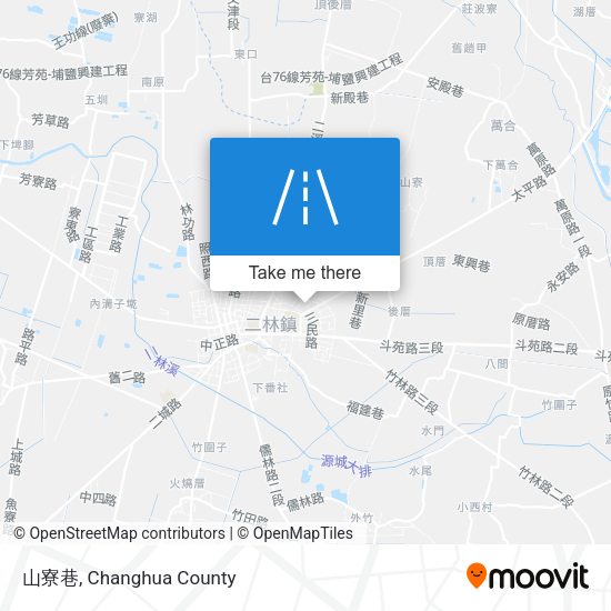 山寮巷 map