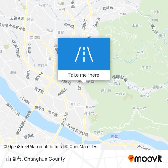 山腳巷 map