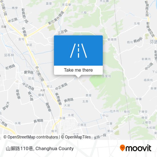 山腳路110巷地圖