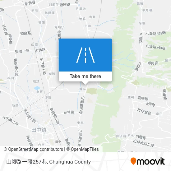 山腳路一段257巷 map