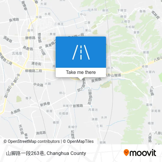 山腳路一段263巷 map