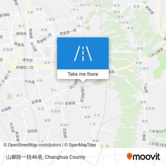 山腳路一段46巷 map
