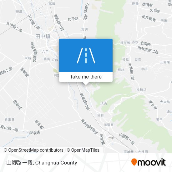 山腳路一段 map