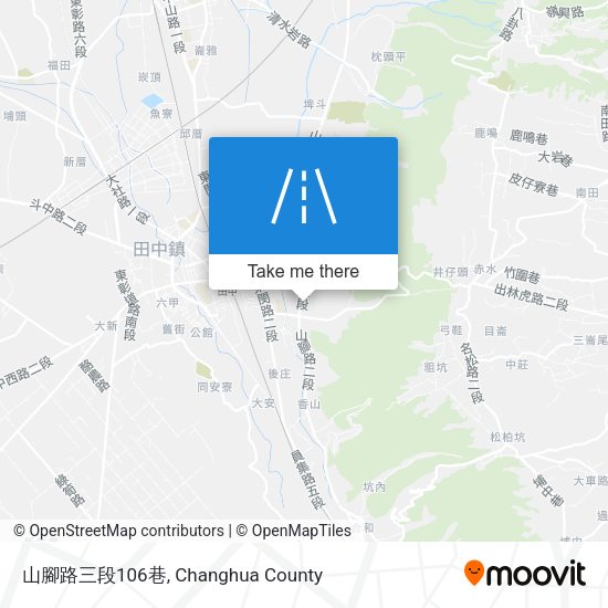 山腳路三段106巷 map
