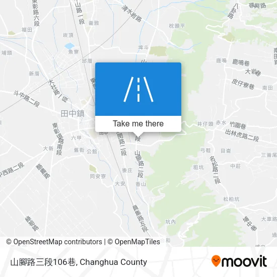 山腳路三段106巷 map