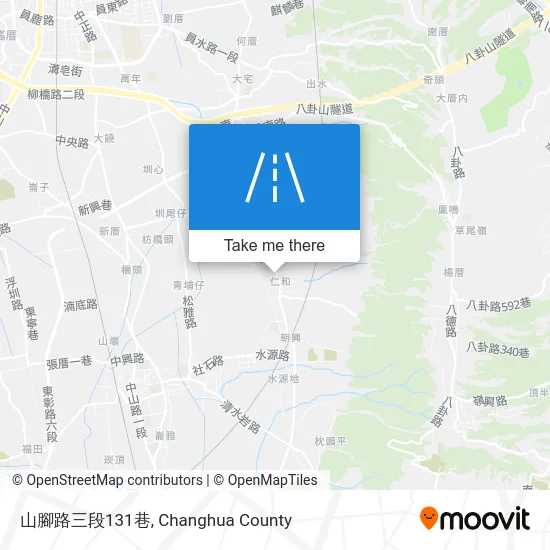 山腳路三段131巷 map