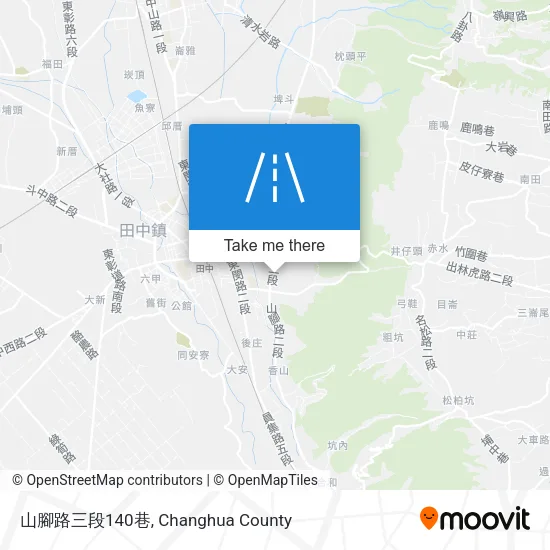 山腳路三段140巷 map