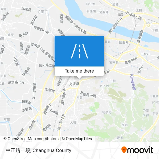 中正路一段 map