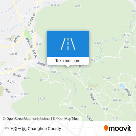 中正路三段 map