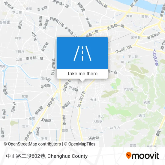 中正路二段602巷地圖