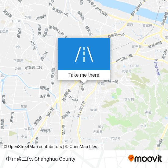 中正路二段 map