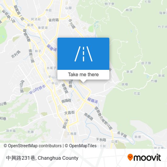 中興路231巷地圖