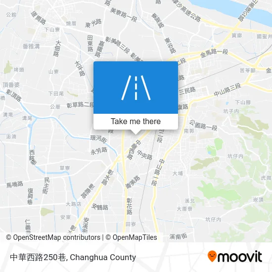 中華西路250巷 map