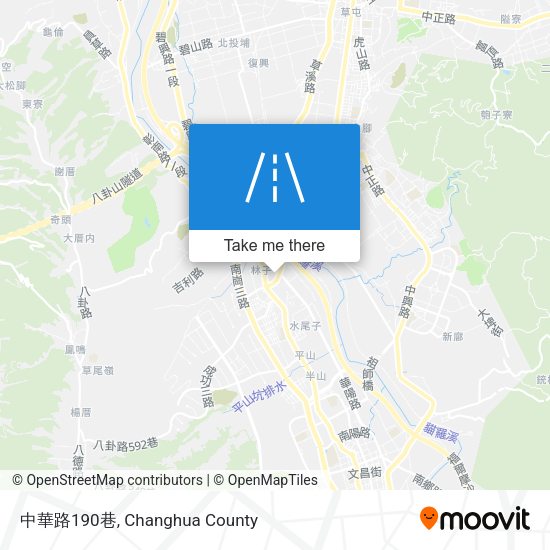 中華路190巷地圖