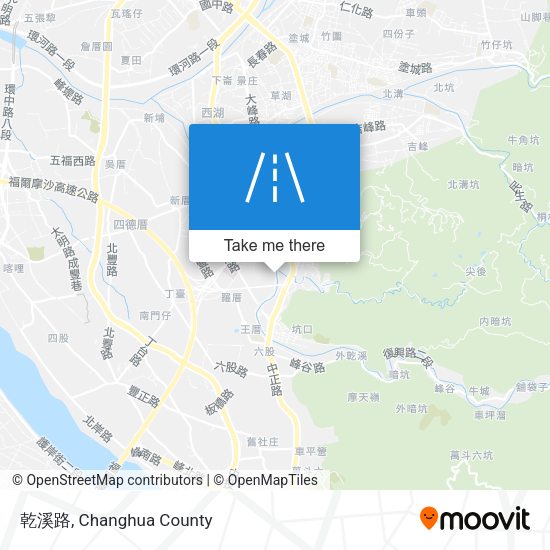 乾溪路 map